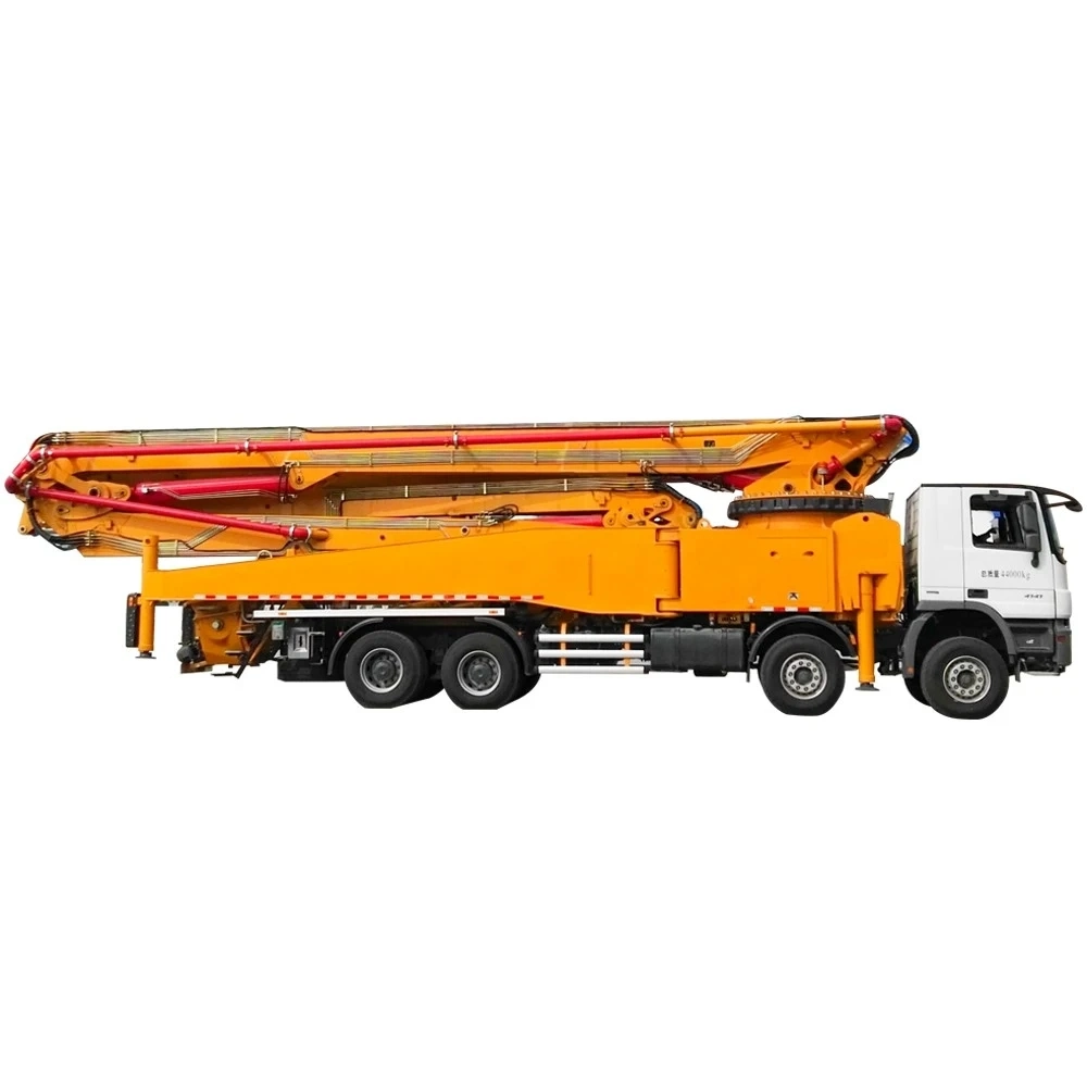 52m 130m3/H Mounted Concrete Boom Pump Truck for Sale From China Factory Supplier, Factory Price Top Brand 36m 37m 42m 47m 48m 49m 52m 53m 56m 58m Concrete Pump