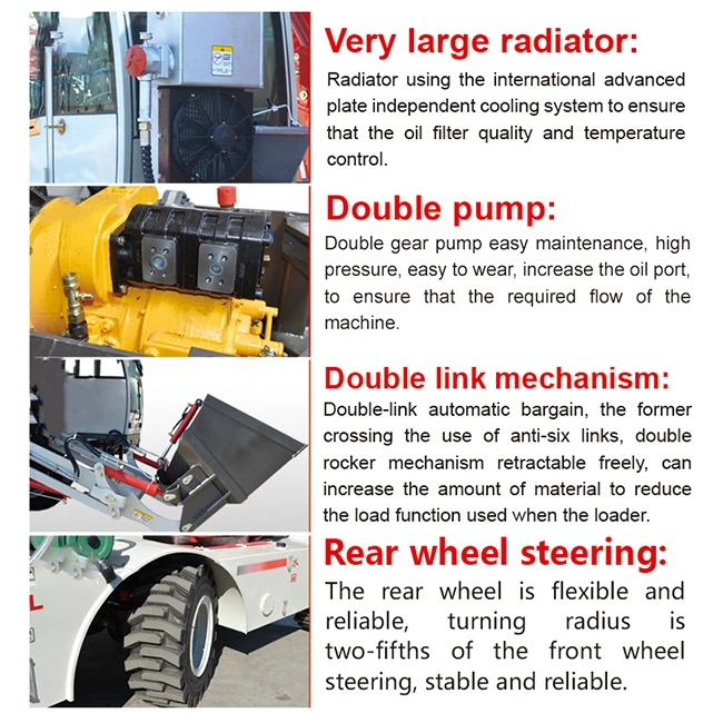 4m3 Self Loading Concrete Mixing Truck