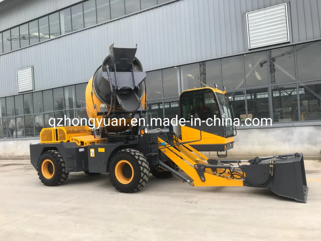 Hongyuan Hy350 Mini Self Loading Concrete Mixer for Sale