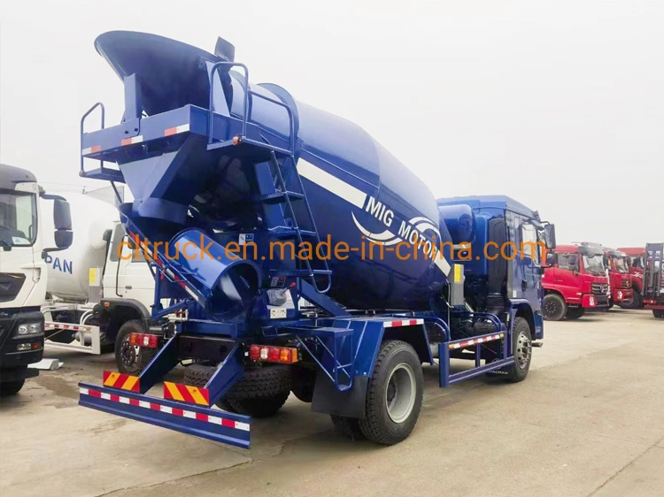 Concrete Mixer Truck 5 M3 Mixer Truck 4X2 Concrete Mixing Trucks Shacman Mixer Drum Truck 3m3 4m3 6m3 8m3 10m3 12m3 Concrete Cement Mixer Truck