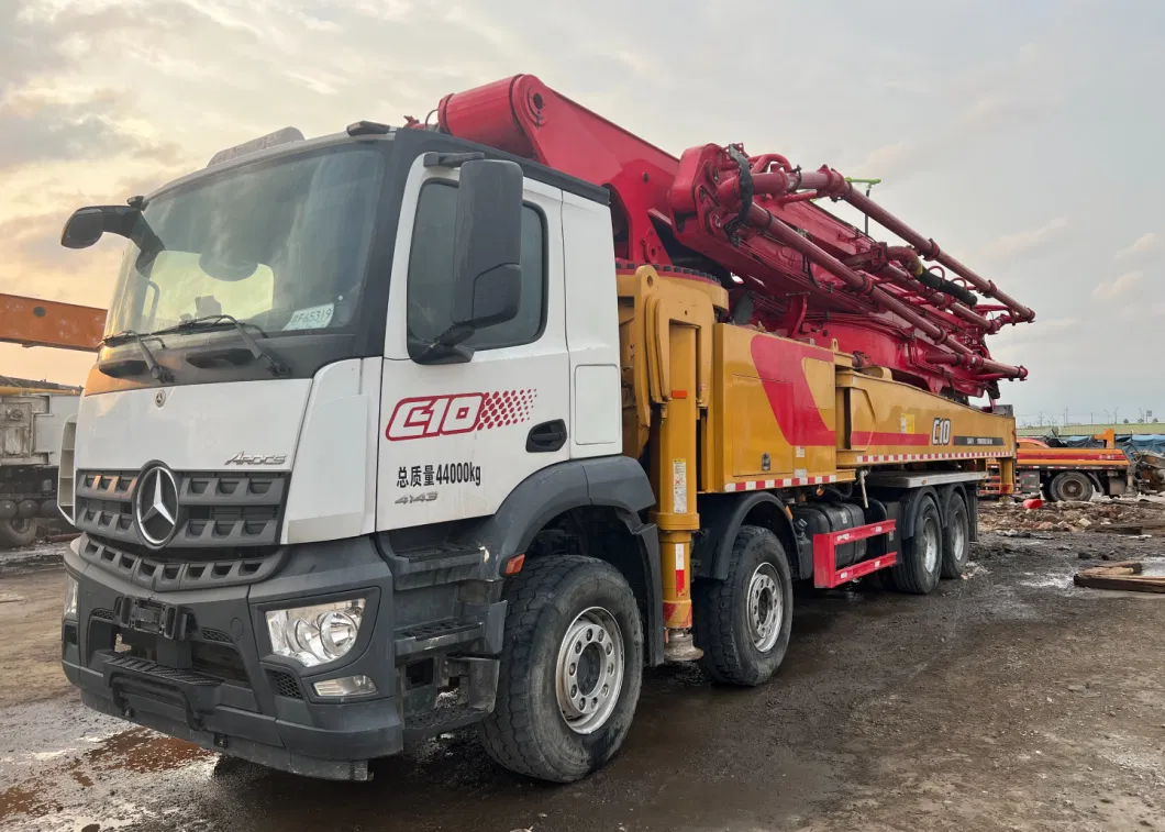 Construction Equipment 2020 Sanys Sym5442thb 62m Refurbished Used Concrete Pump Truck-Mounted Boom Pump for Sale