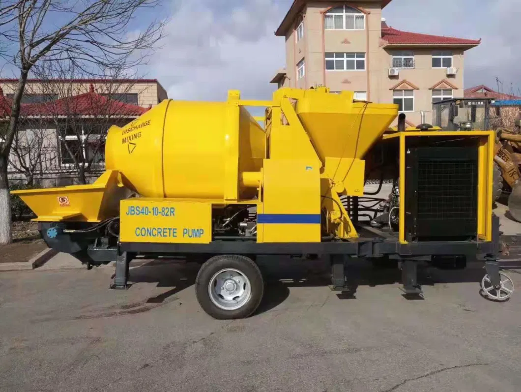 Mobile Small Concrete Pump Mixer with Factory Price for Sale